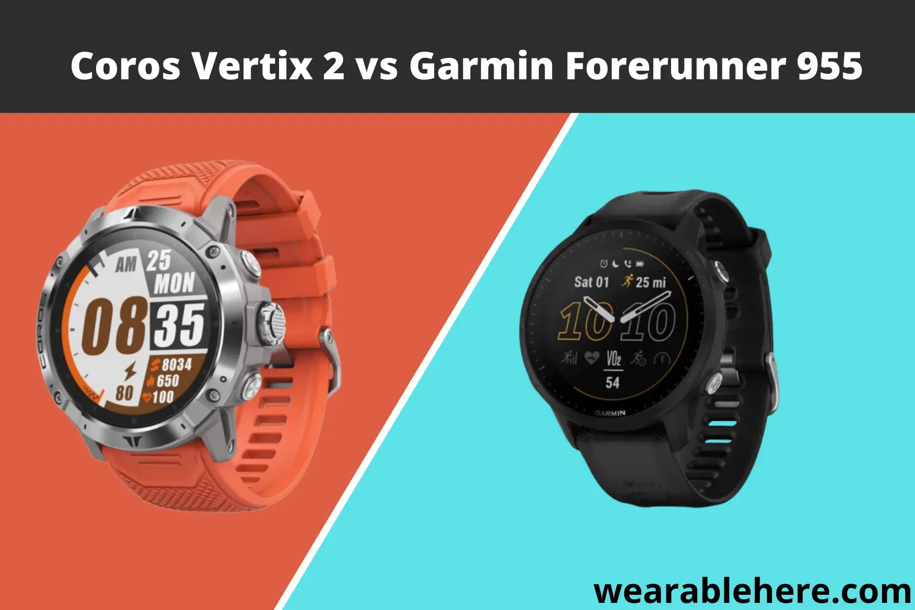 Coros-vertix-2-vs-Garmin-forerunner-955